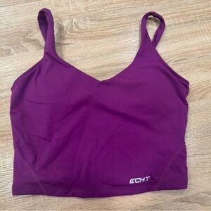 ECHT Women's Vibrant Purple Bikini Top